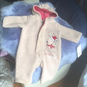 NWT, Cutest Baby Fleece Suit
